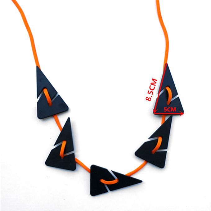 Pack 5 Triangle Line Arrow Marker Universal For Scuba Diving Black