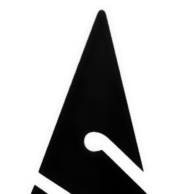 Pack 5 Triangle Line Arrow Marker Universal For Scuba Diving Black
