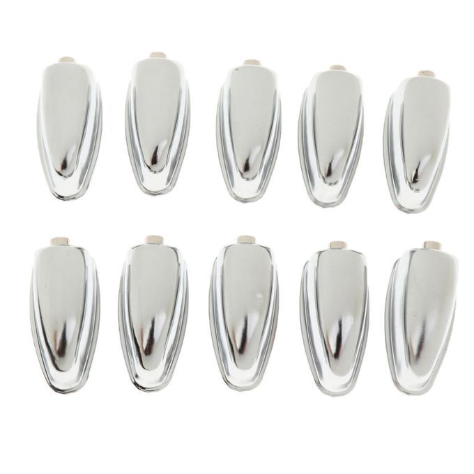 Durable 50pcs  Snare Drum Lugs Silver Bass Drum Claw Hooks