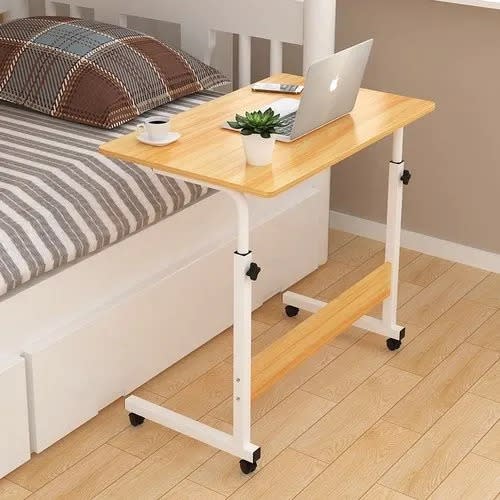Laptop Table With Adjustable Height.
