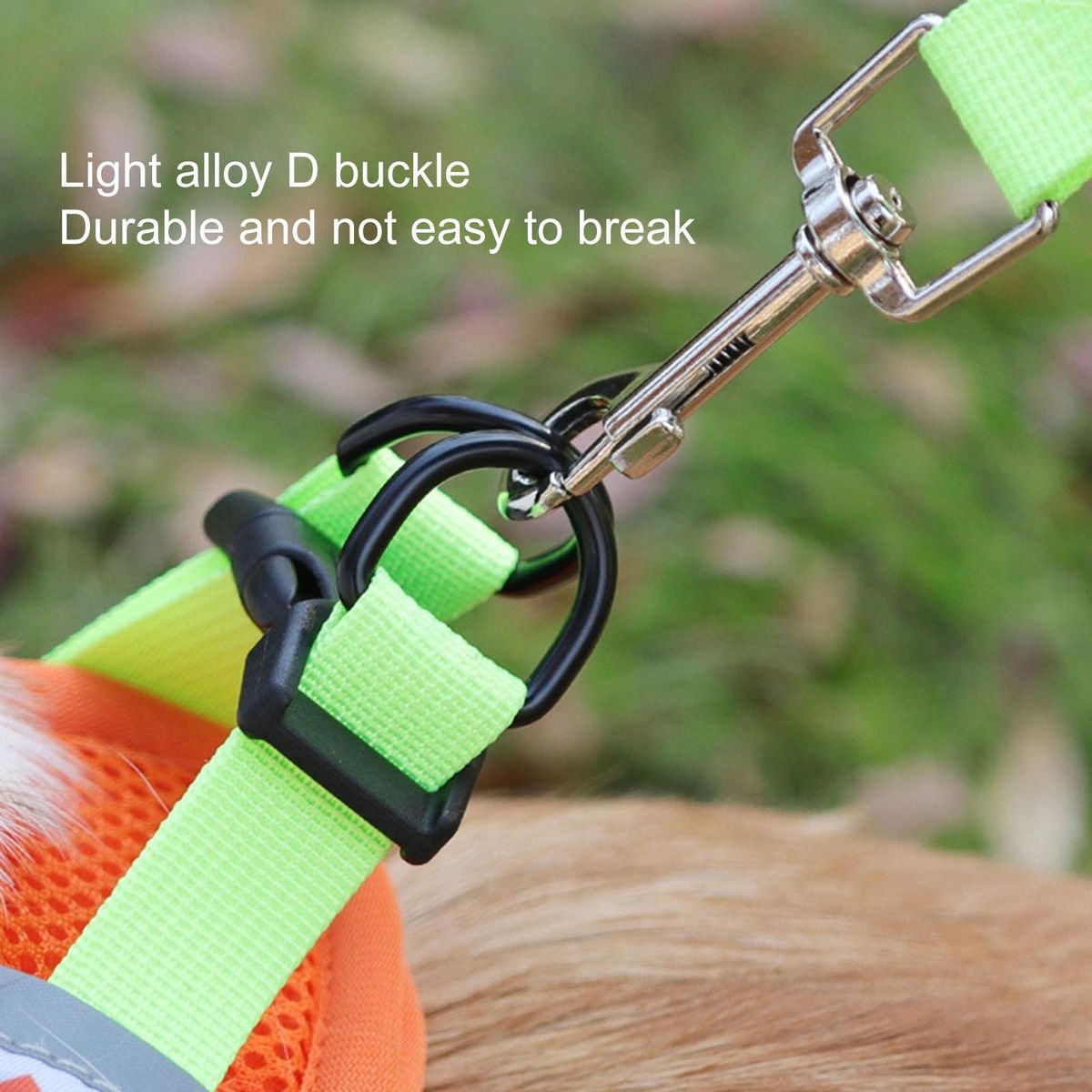 1 Set Dog Vest Puppy Pet Walking Leash Harness Vest Orange