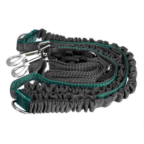 Adjustable Elastic Waist Belt Leash Hands Free Pe [Multicolo
