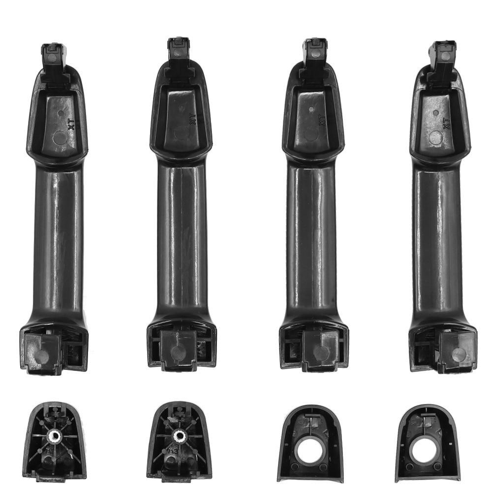 4PCS 69211-AA010 FL FR 69211-AA020 RL RR Exterior Door Handles For Toyota Corolla Matrix RAV4 Yaris Solara Highlander