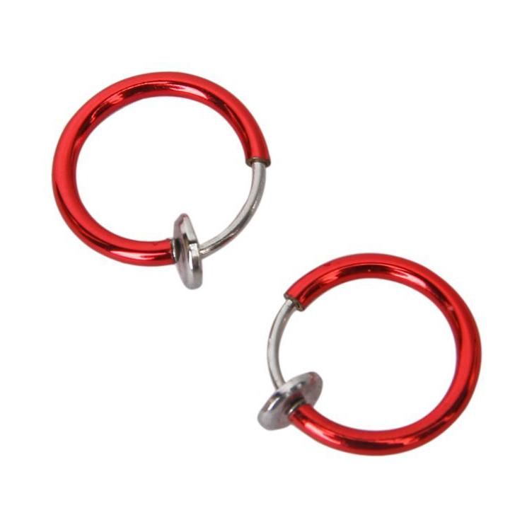 12mm Spring Ear Clip Earring Findings without Pierced Ears