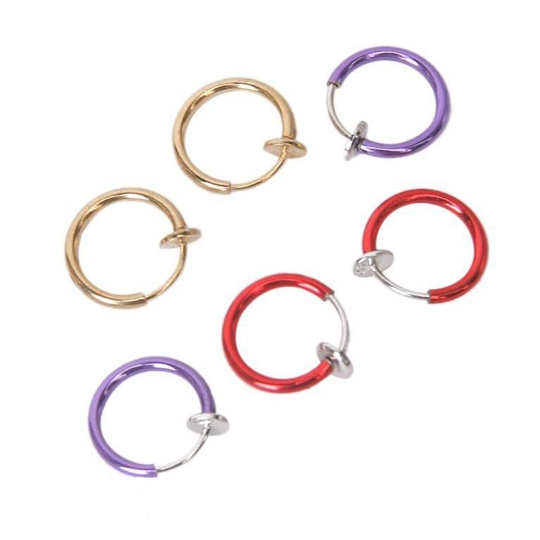 12mm Spring Ear Clip Earring Findings without Pierced Ears