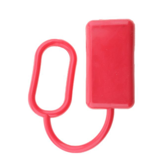 TWO Red Rubber Dust Cover End Cap Dustproof For Plug Connector 175 Amp