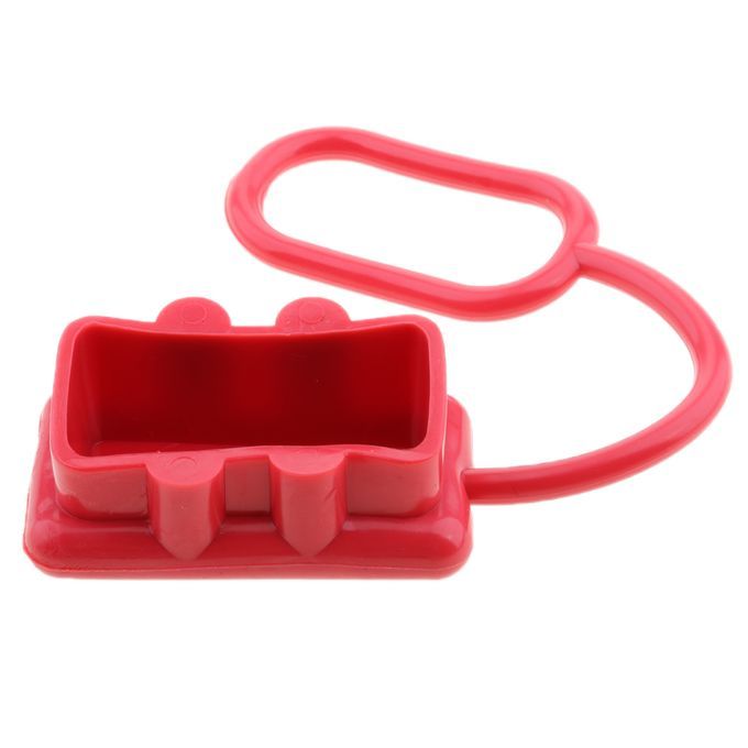 TWO Red Rubber Dust Cover End Cap Dustproof For Plug Connector 175 Amp