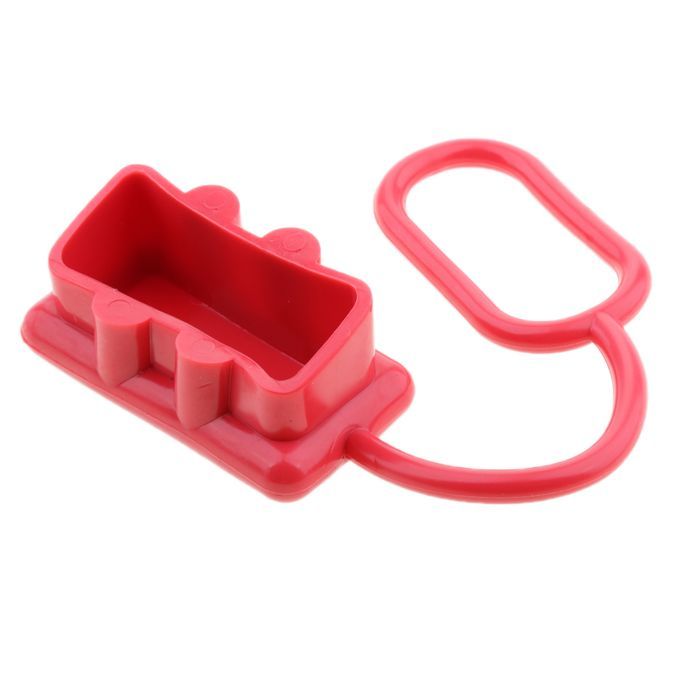TWO Red Rubber Dust Cover End Cap Dustproof For Plug Connector 175 Amp