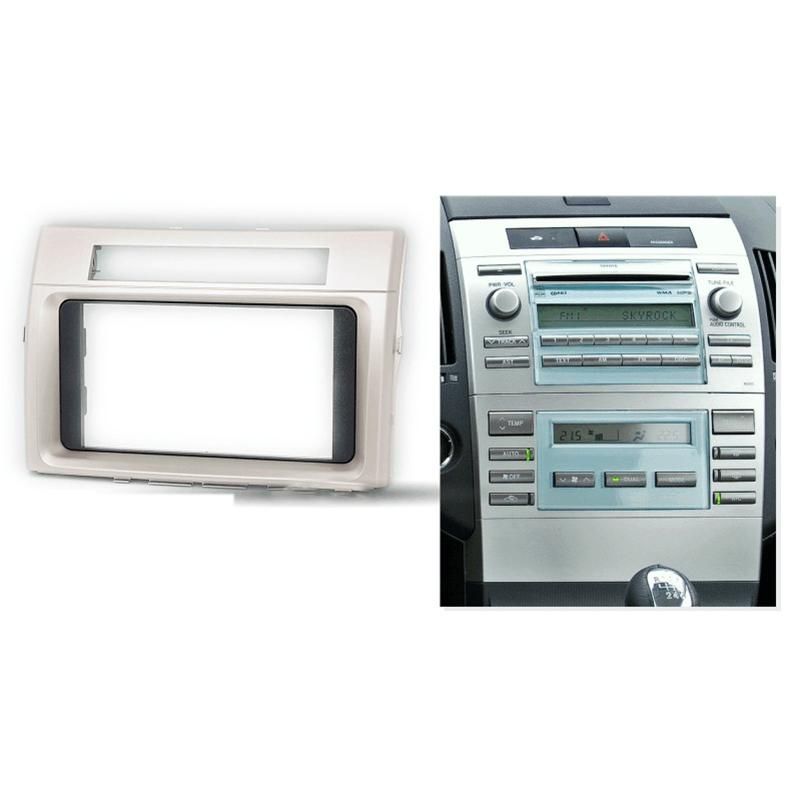 2DIN Car CD/DVD Radio Fascia Mounted for TOYOTA Corolla Verso 2004-2009 Stereo Dashboard Surrounded Panel Fitting Frame