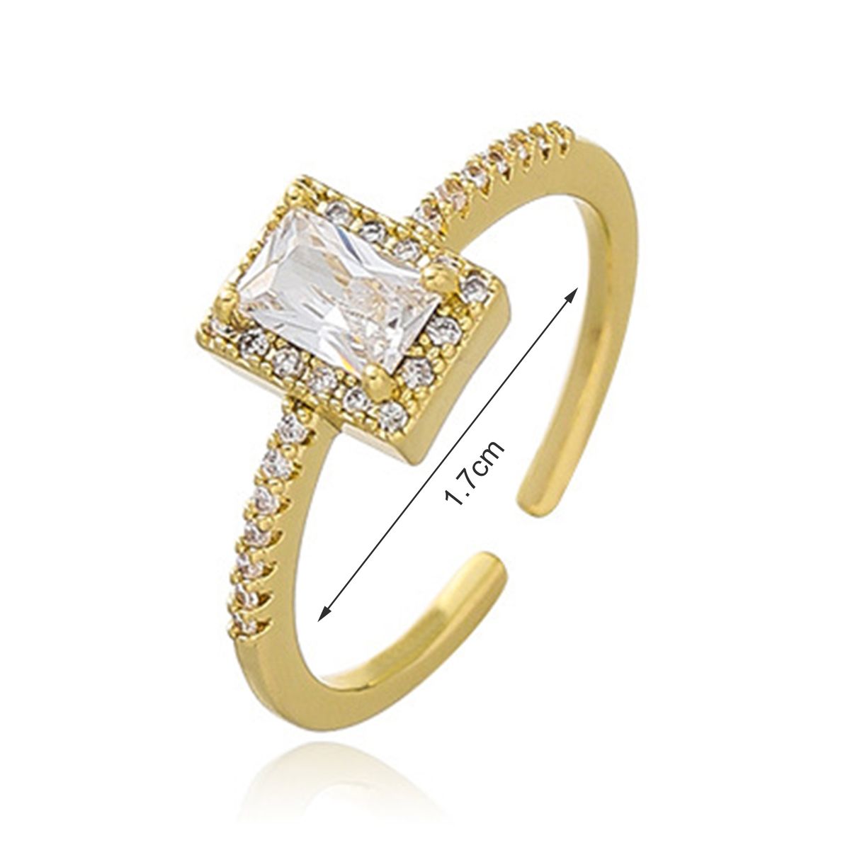 Female Ring Rhinestone Inlaid Female Ladies Finger Ring Silver