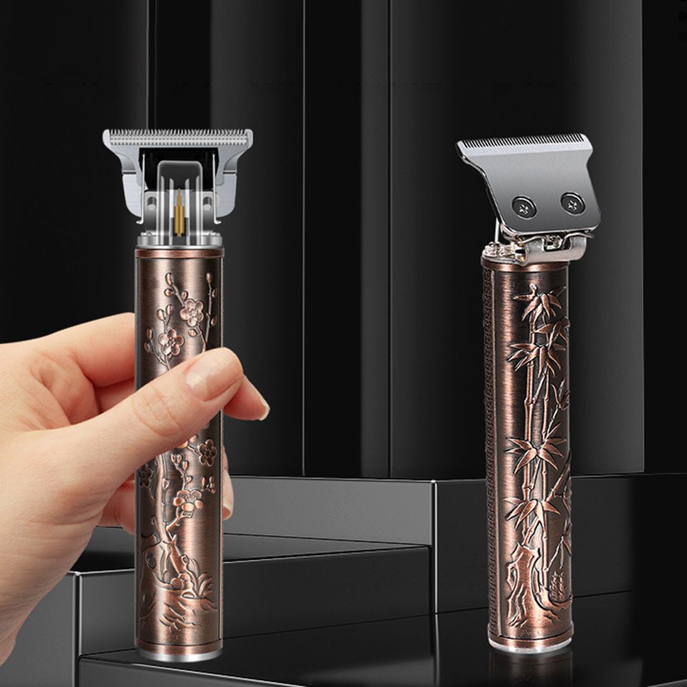 USB Rechargeable Cordless Hair Trimmer With 4 Heads