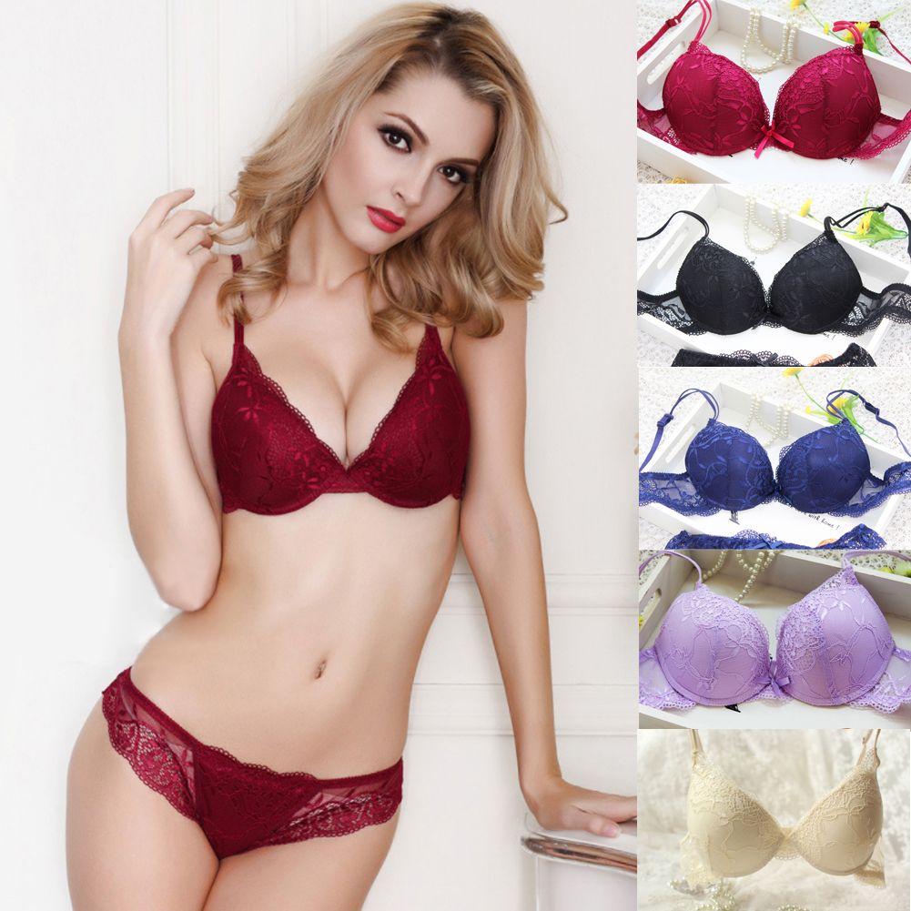 New Women's  Y Bra Set  Black Underwear& Comfortable Breathable Bra Set Y Good