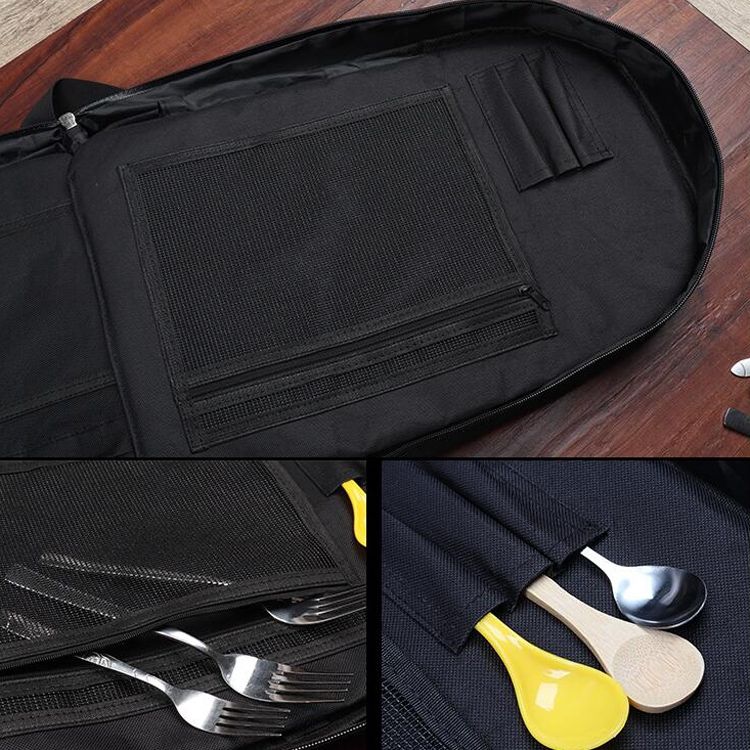 WESSLECO Outdoor Camping Chef Cutter Bag CL-117 Black