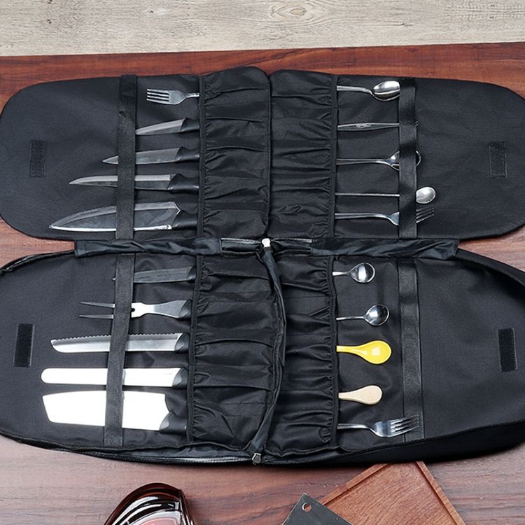 WESSLECO Outdoor Camping Chef Cutter Bag CL-117 Black