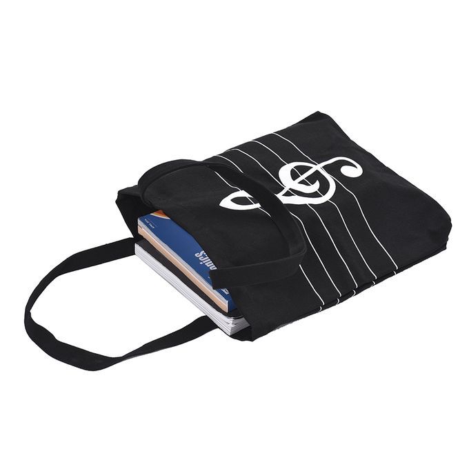Washable Canvas Handbag Music Tote Shoulder Grocery