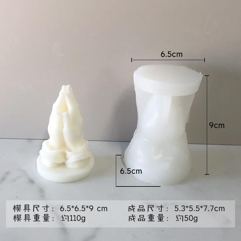 3D Middle Finger Candle Silicone Mold for DIY Making Soap Plaster Resin Craft Silicone Mold Holiday Party Gift Mold Candle Molds