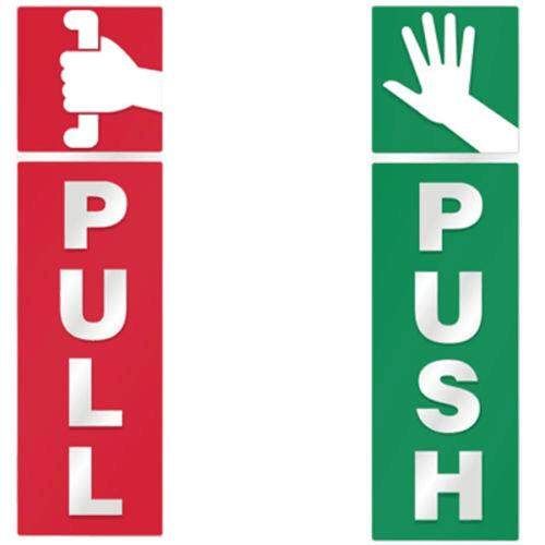 Push And Pull Door Window Vinyl Sticker