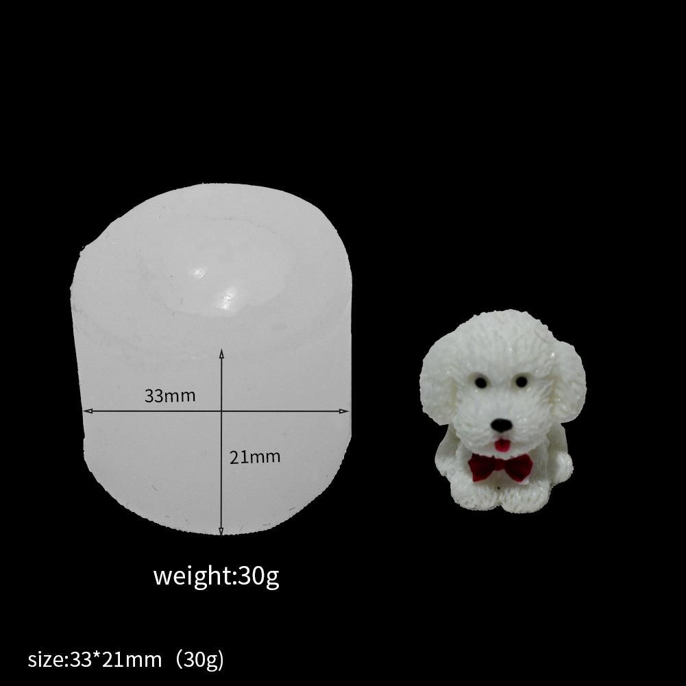 Mini Animal Silicone Candle Mold DIY Aromatherapy Gypsum Ice Grid Cake Decoration Ice Block Mold