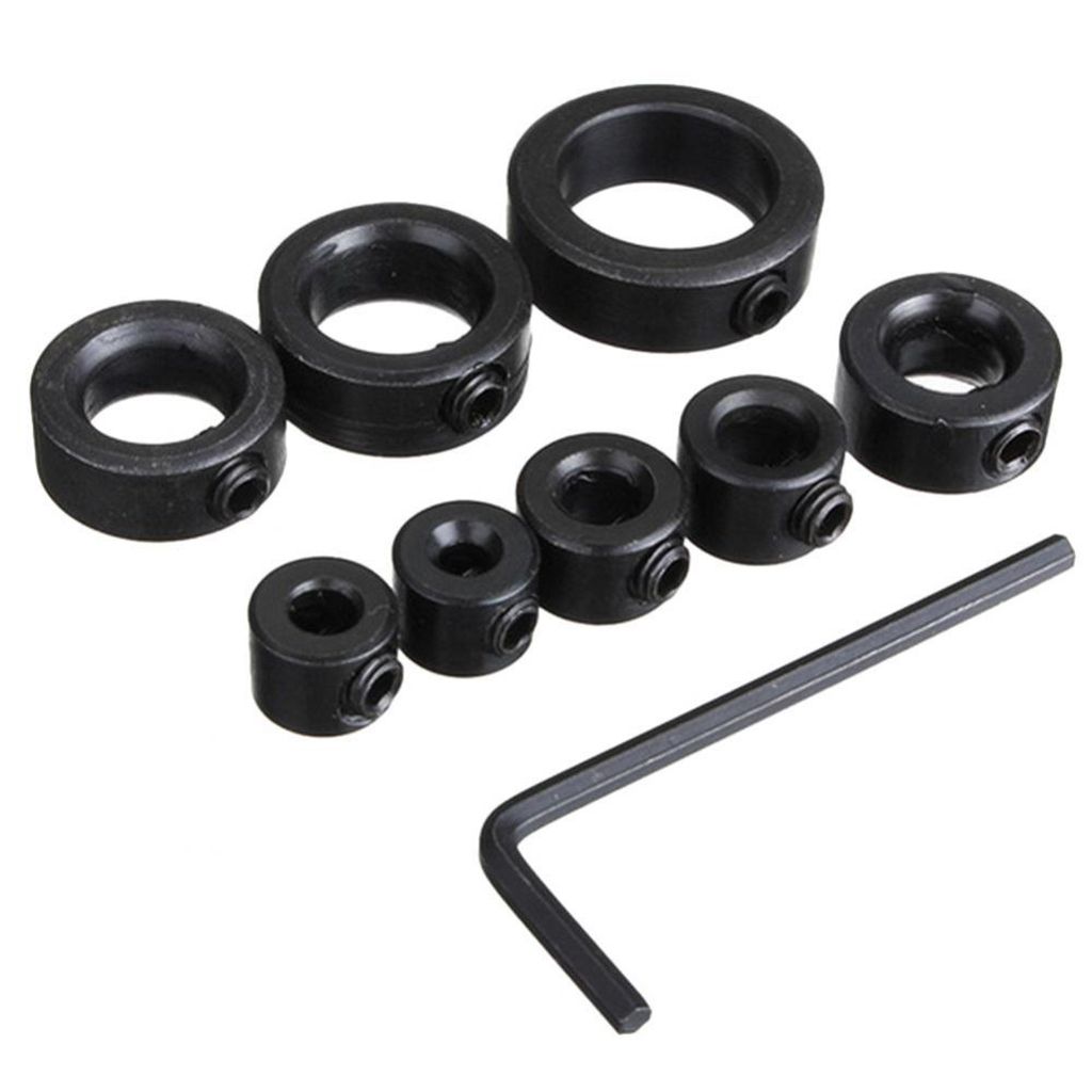 T Handle 1/8 - 1/2'' Tapered Taper +8Pcs Woodworking Spacing Ring