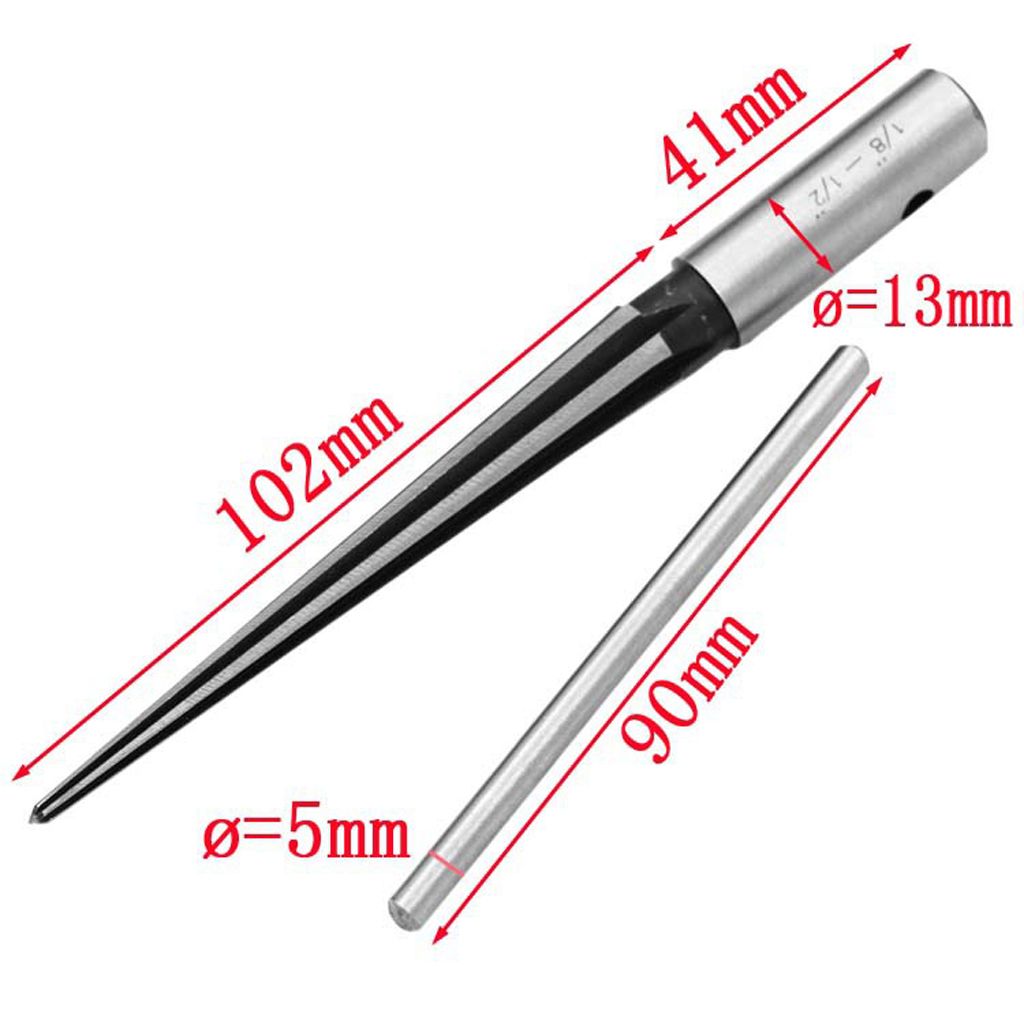 T Handle 1/8 - 1/2'' Tapered Taper +8Pcs Woodworking Spacing Ring