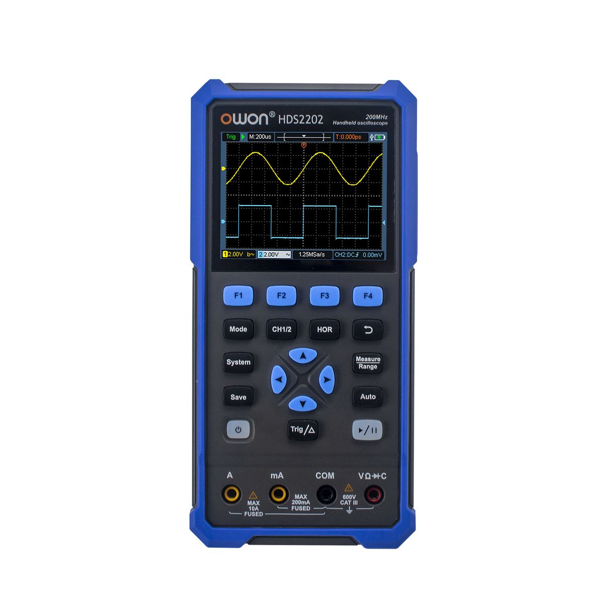 OWON HDS2202 Handheld Digital Oscilloscope Multimeter