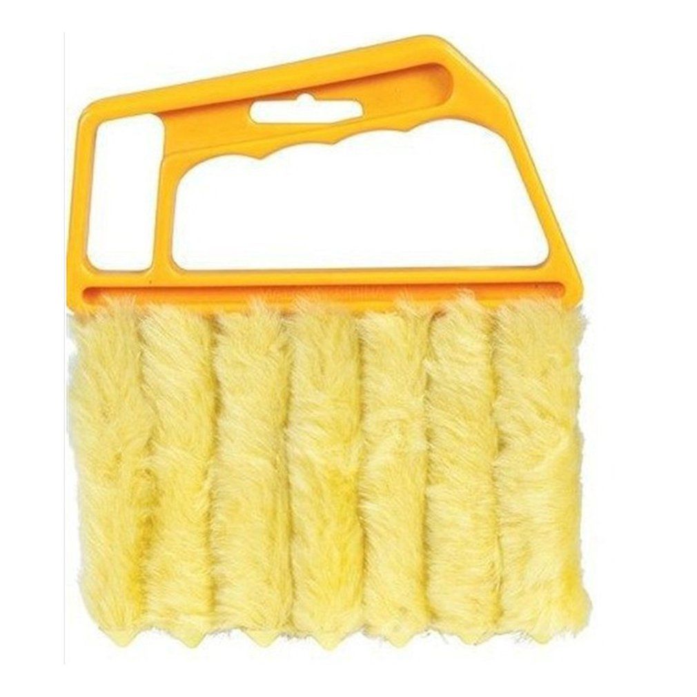 Microwave Cleaner Venetian Blind Air Conditioner Duster Cleaning Brush-yellow