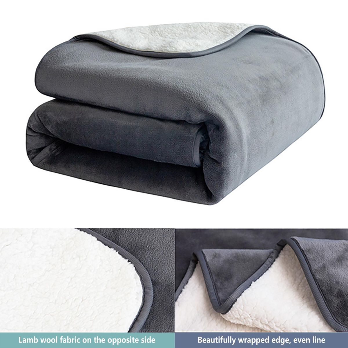 Dog Bed Mat Cozyshield Pet Blanket Waterproof Washable for Dogs Grey