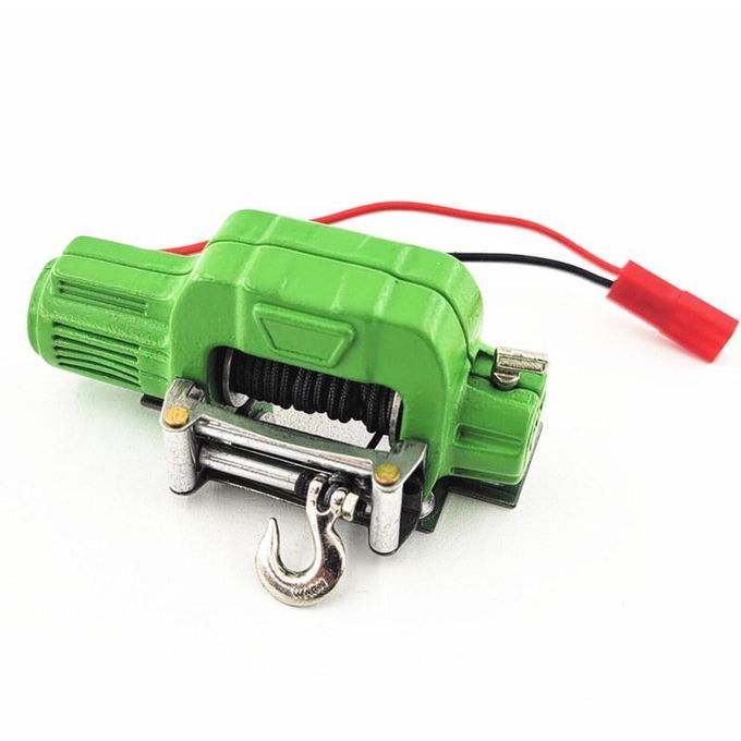 Electric Remote Control Crawl Car Winch Upgrade Parts-Black