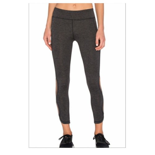 Women's Dusty Cutout Side Sports Leggings - Charcoal
