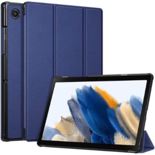 Flip Leather Case Cover For Samsung Tab A8 - Blue