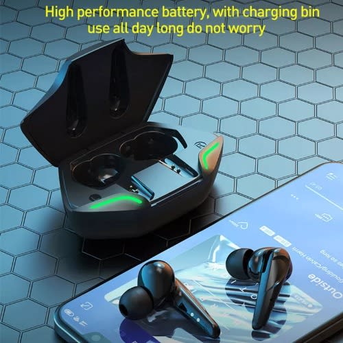 Hygamocc Wireless Bluetooth V5.1 Tws Noise Cancelation With Hd Mic