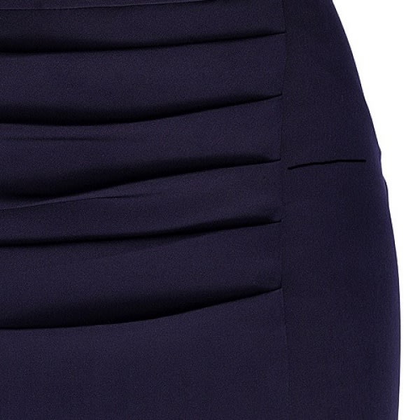 Olumi1 - Drape Skirt - Blue
