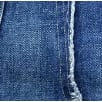 Loosethread Mini Jeans Skirt-Blue