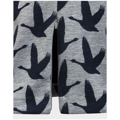 Ladies Silhouette Pencil Skirt - Grey & Black