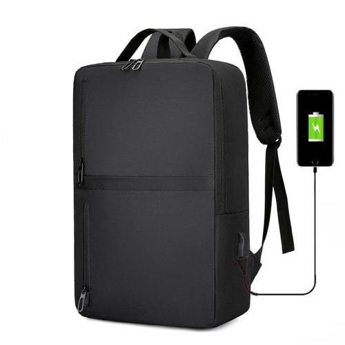 Smart Backpack Bag - Black