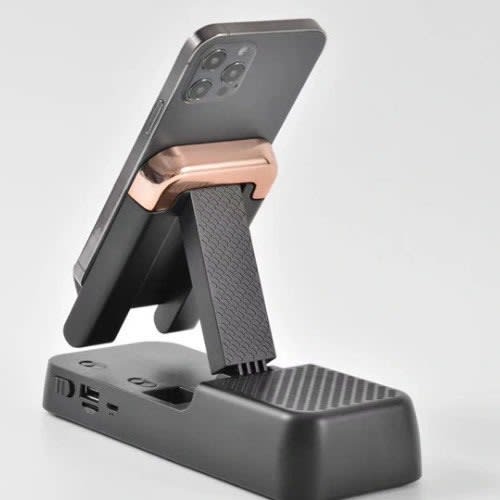 Phone Holder With Bluetooth Music Player With Built-in 12000mAh Powerbank