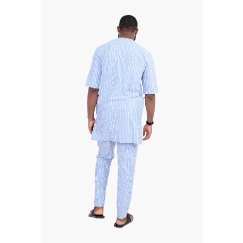 Men's Striped Outfit - Blue