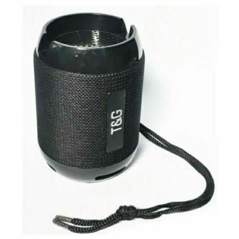 Tg129c Bluetooth Speaker Phone Holder Fm Card Subwoofer Wireless Music Box - Black