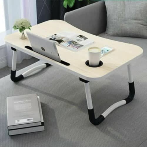 Portable Multifunctional Foldable Laptop Stand With Cup Hole