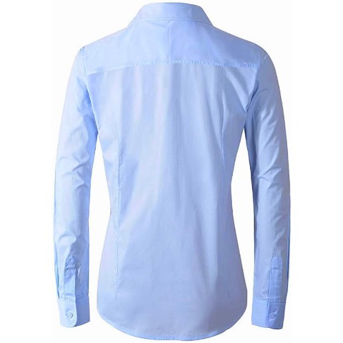 Ladies Formal Dress Shirt  - Light Blue