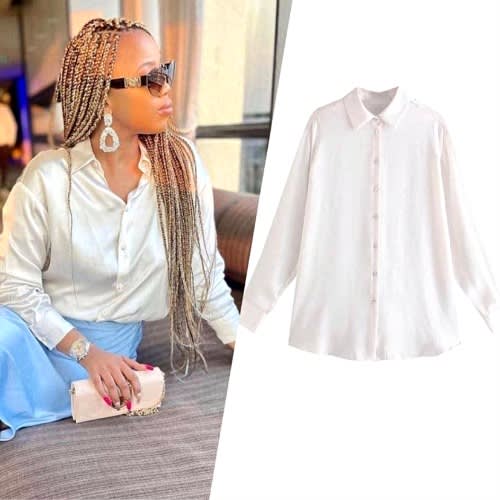 Silk Shirt- White