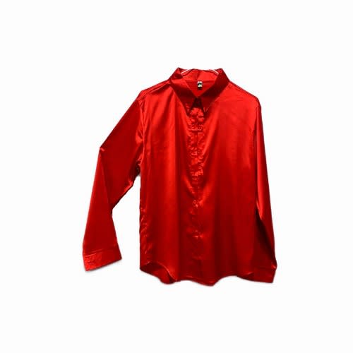 Silk Shirt- Red