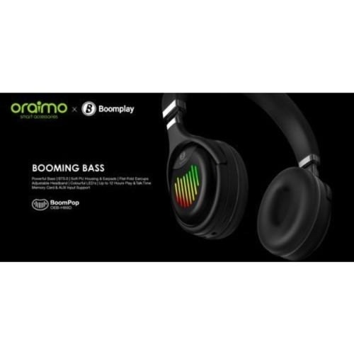 . Oraimo Booming Bass Wireless Headphone