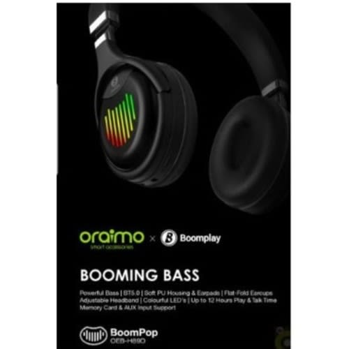 . Oraimo Booming Bass Wireless Headphone