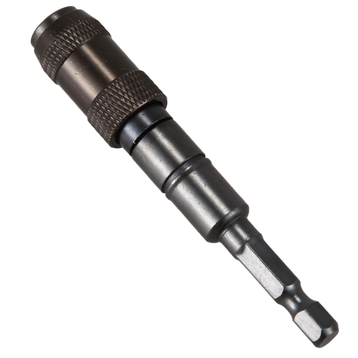 Magnetic Screw Drill Tip Change Locking Bit Holder with Quick Spring Release Metal Magnetic Drive Guide Set