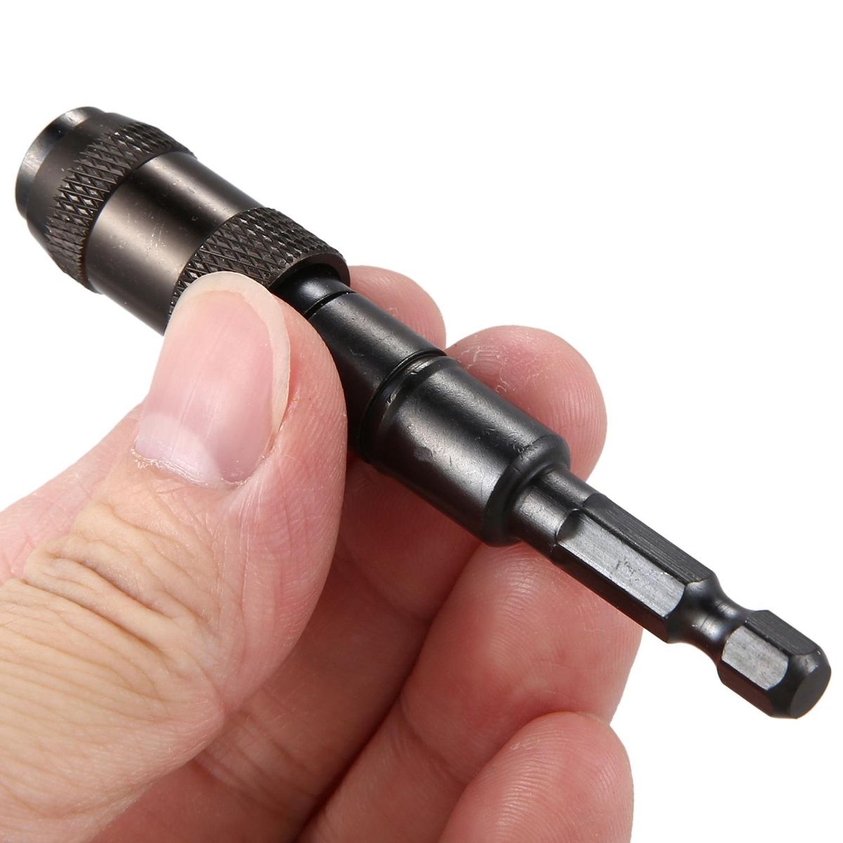 Magnetic Screw Drill Tip Change Locking Bit Holder with Quick Spring Release Metal Magnetic Drive Guide Set