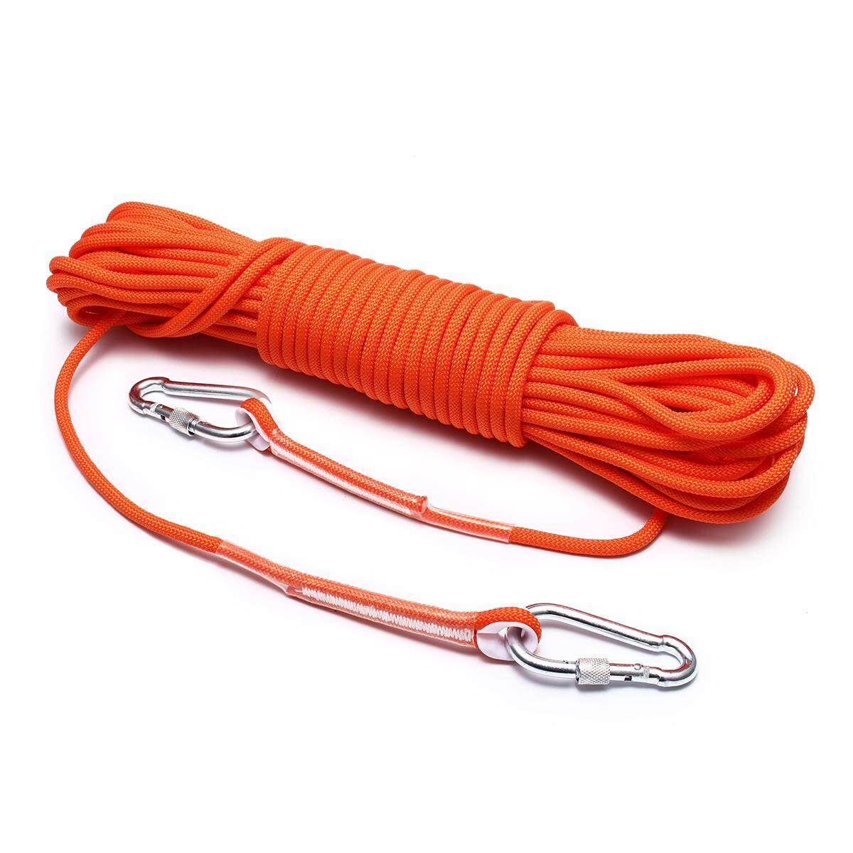 8mm Polypropylene Corde Climbing Camping Escalade Sauvetage + Boucle # 30m 30m