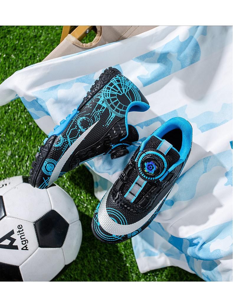 Children's soccer shoes training soccer shoes Black
