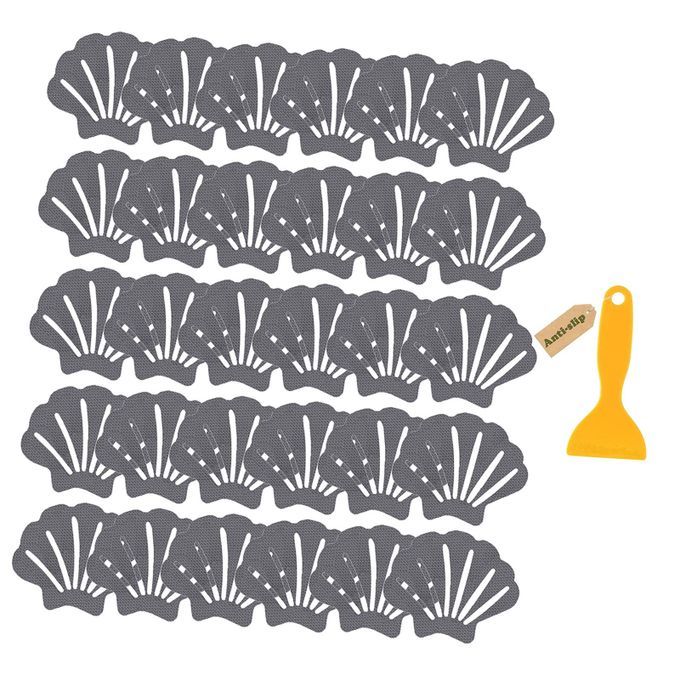 30Pcs Anti Slip Stickers With Scraper Strong Waterproof For Gray