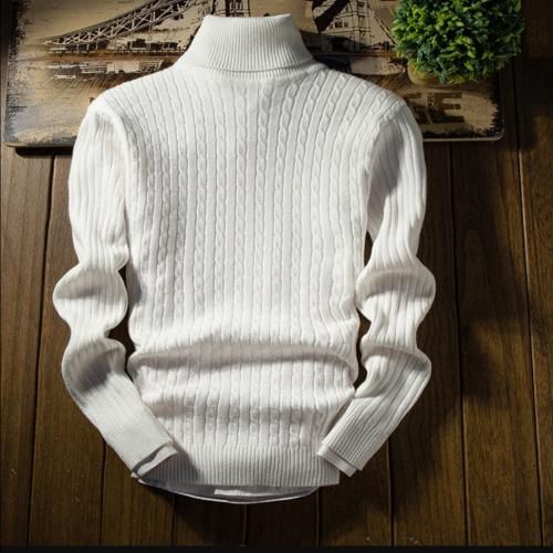 Turtleneck Unisex Long Sleeve Sweater Pullover